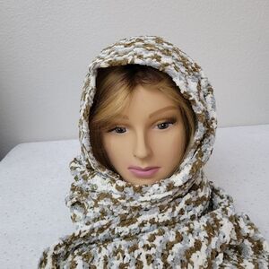 Handmade Crochet Chenille Scarf